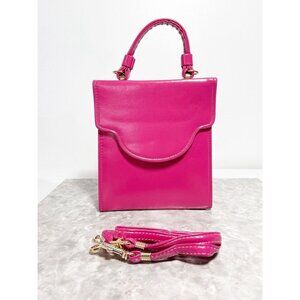 Women's Unbranded Convertible Handle Strap Handbag in Pink